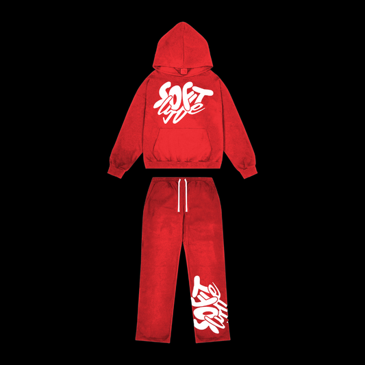 RED SOFTLYFE SIGNATURE TRACKSUIT