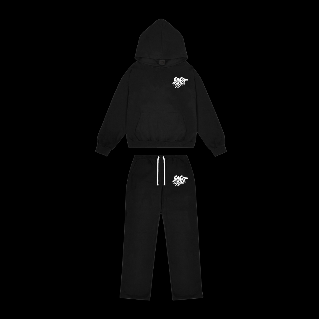 BLACK SOFTLYFE TRACKSUIT