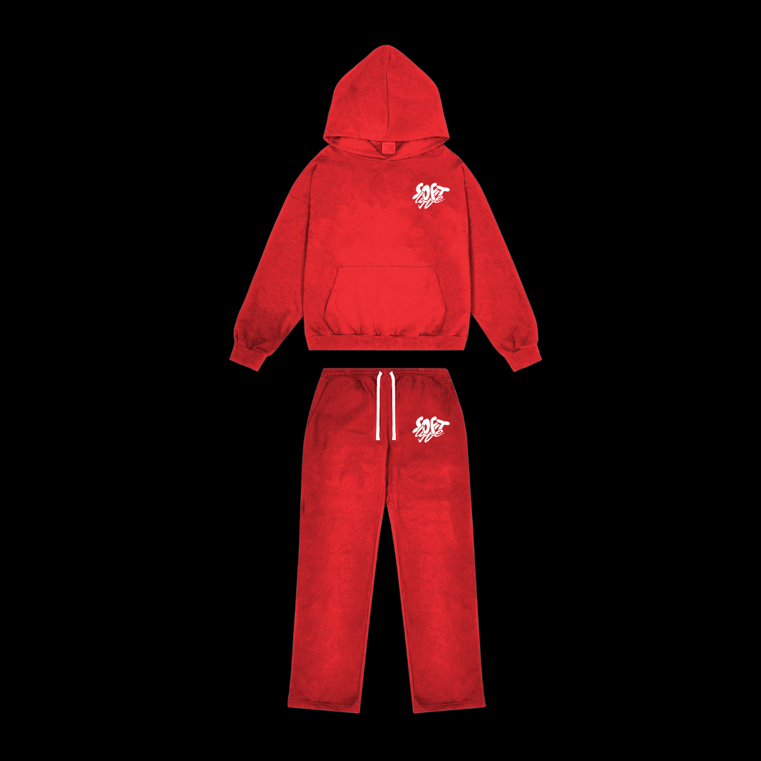 RED SOFTLYFE TRACKSUIT